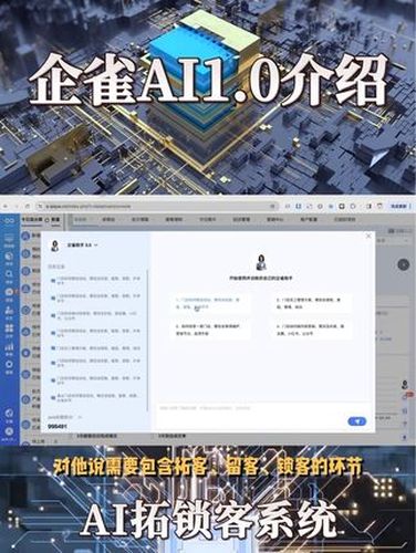 企雀AI 1.0：后台经营辅助内容封面